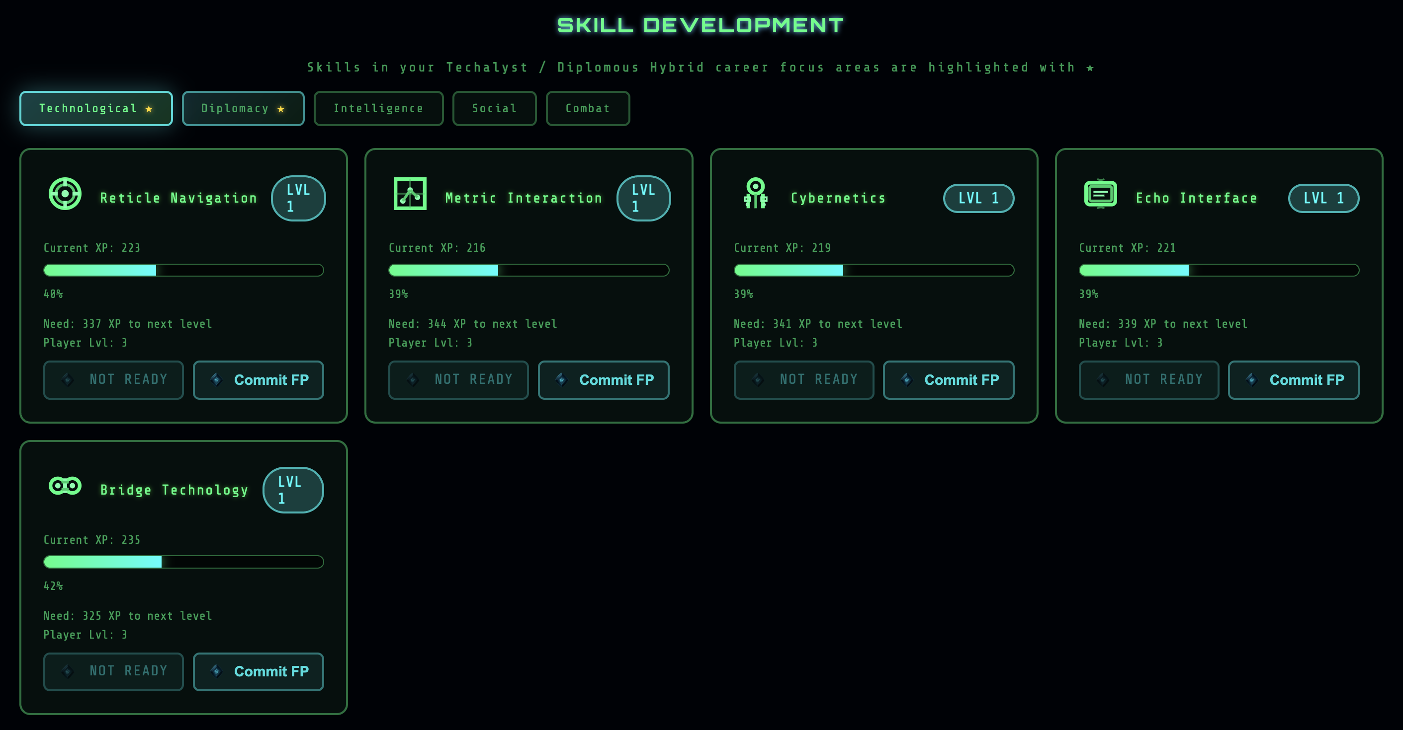 Skill Management Interface