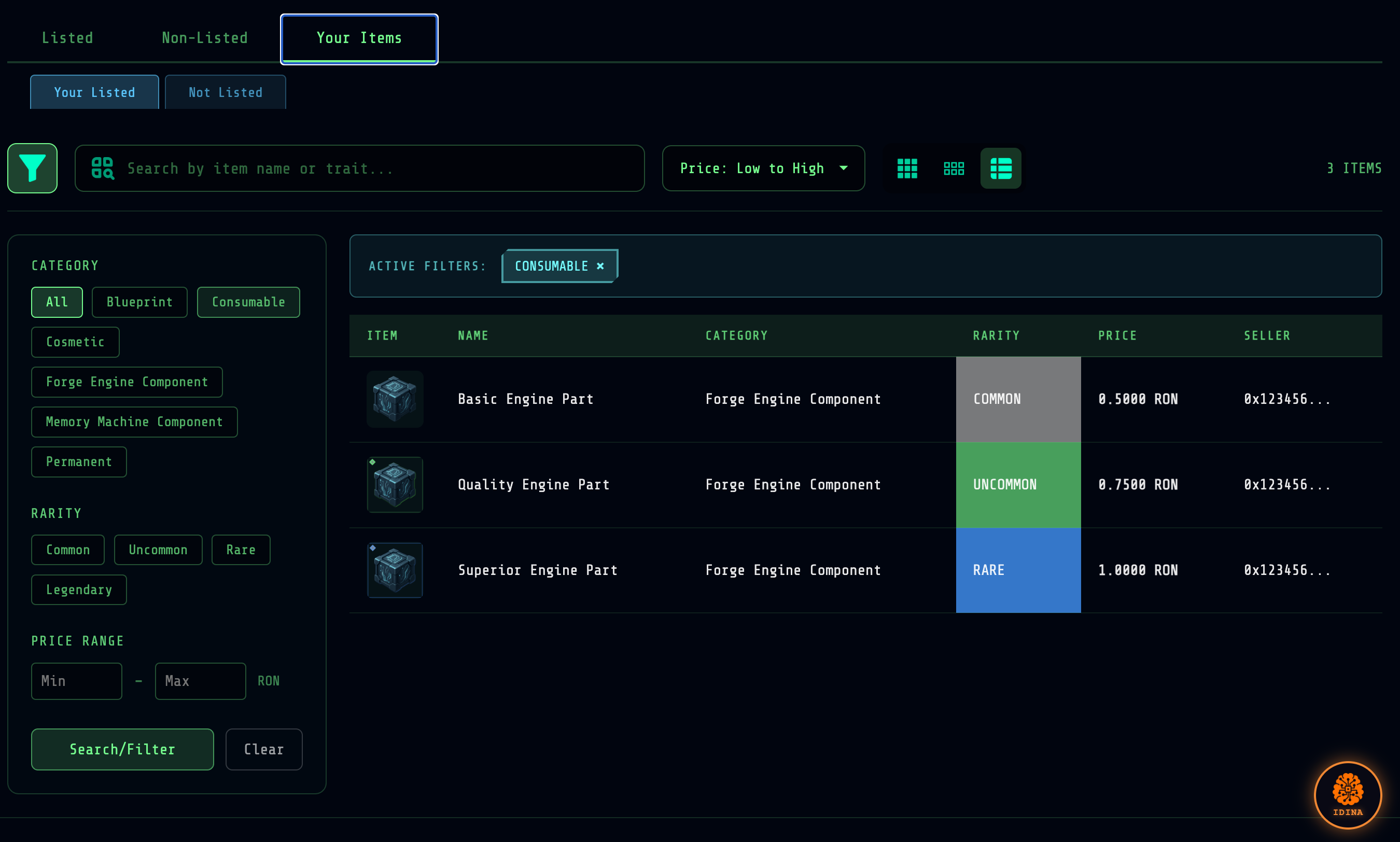 Player Market Dashboard